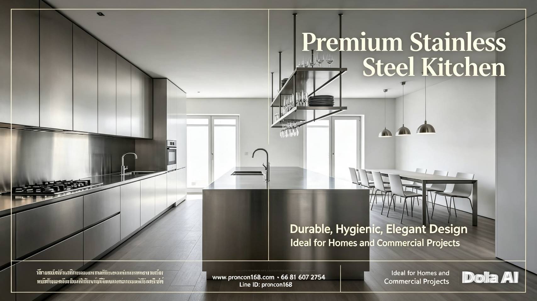 Services : Stainless Steel Kitchen 