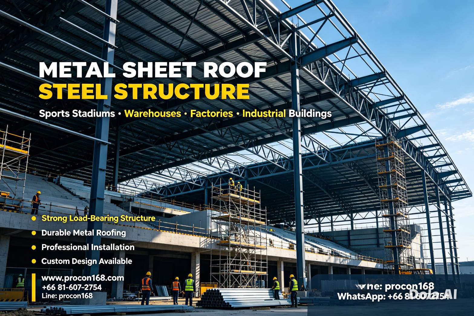 Services: Steel Truss Construction